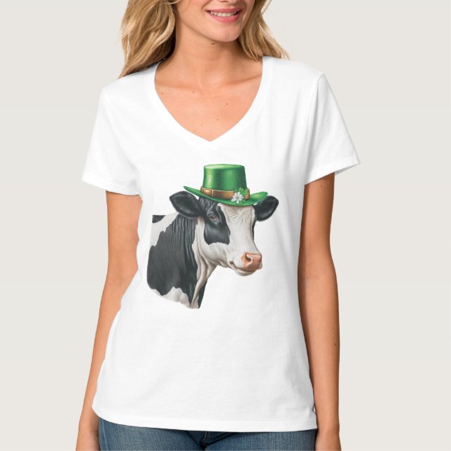 Farmhouse Irlandês | Dia de São Patrício T-Shirt (Frente)