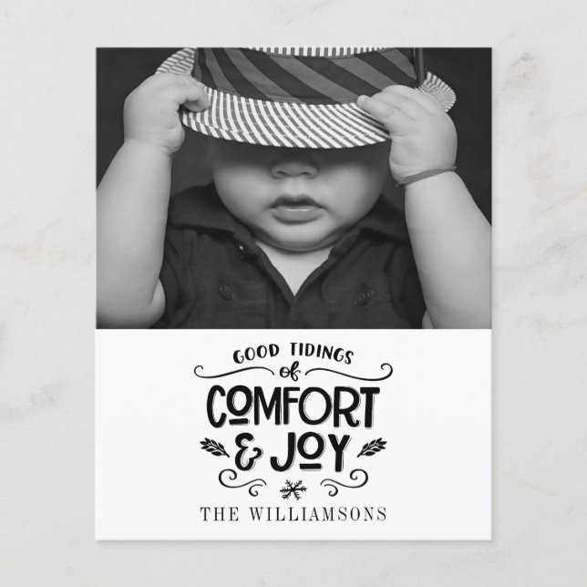 Farmhouse moderno | Cartão de Orçamento Preto e Br (Frente)