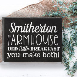 Farmhouse Personalizado Engraçado Café da Manhã Pr