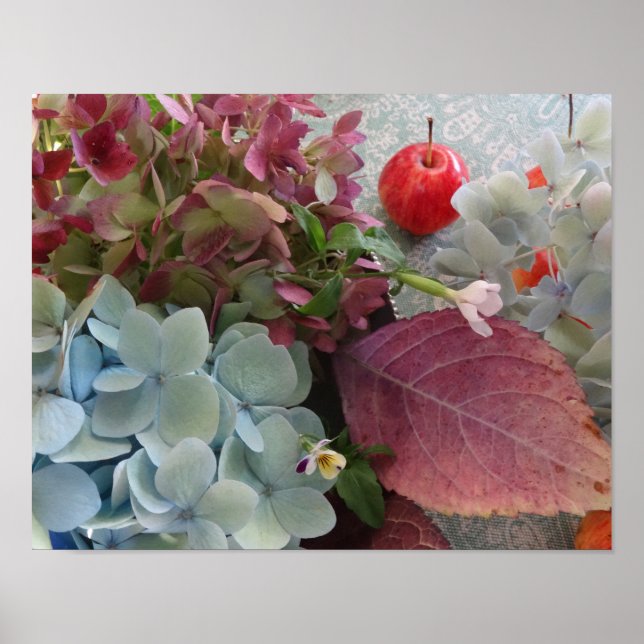 FARMphemera.com "Hydrangeas" poster (Frente)