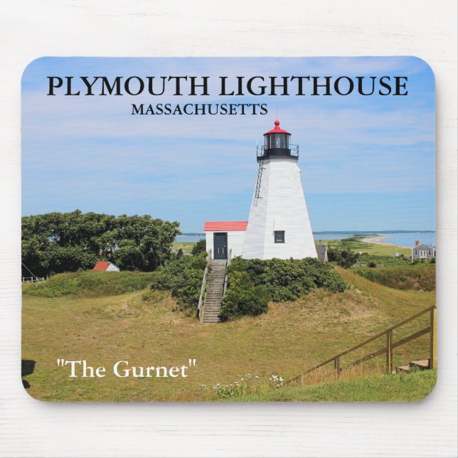 Faro de Plymouth, "The Gurnet", MA Mousepad (Frente)