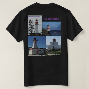 Faróis da Colúmbia Britânica X 4 T-Shirt