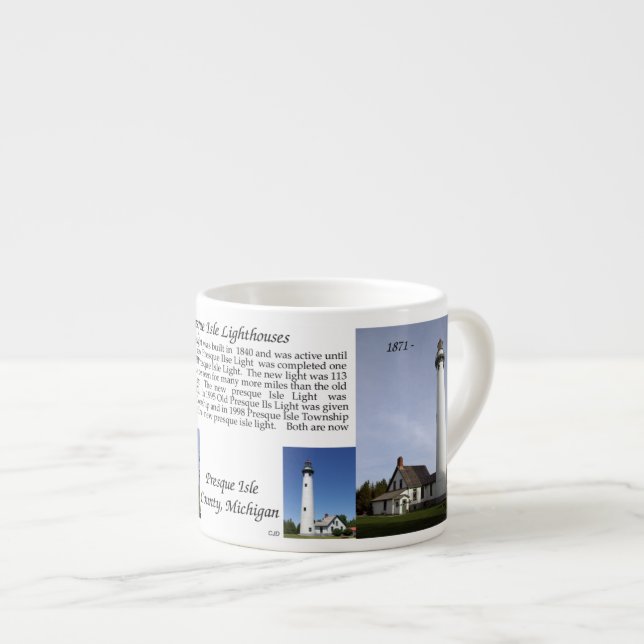 Faróis de Isle Presso - caneca (Frente Esquerda)