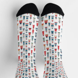 Faróis de Portugal Nautical Crew Socks – Sustainab