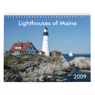 Faróis do calendário de Maine 2009