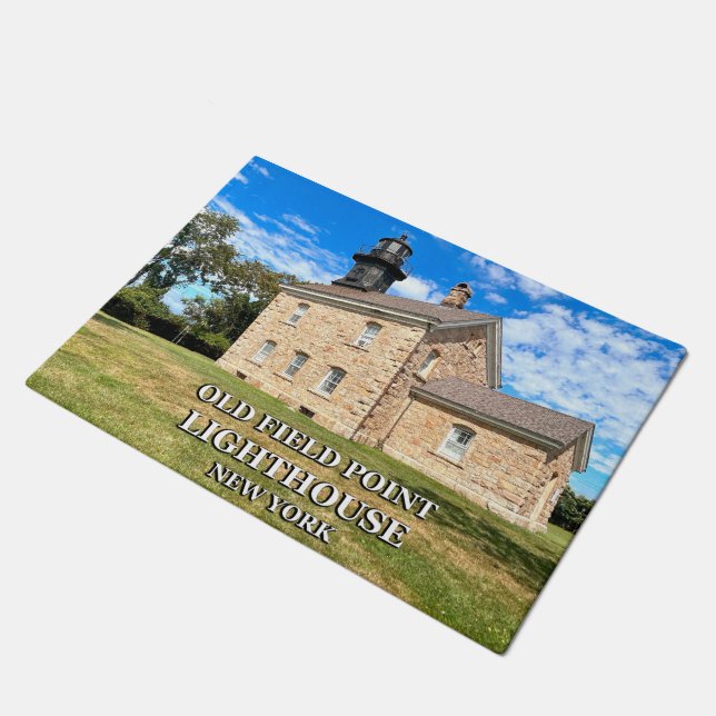 Farol antigo de campo, tapete de porta de Nova Ior (Inclinado)