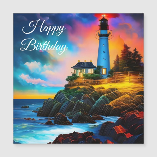 Farol ao pôr do sol (Frente)