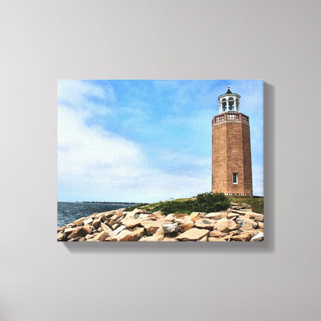 Farol Avery Point, Canvas de Connecticut (Frente)