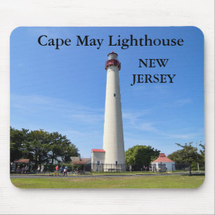 Farol Cape May, New Jersey Mousepad