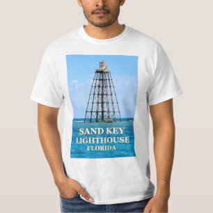 Farol chave da areia, t-shirt de Florida