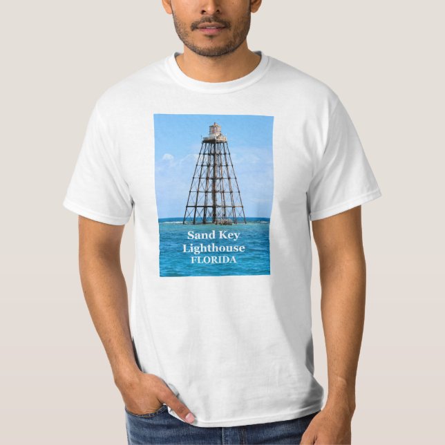 Farol-Chave de Areia, T-Shirt da Flórida (Frente)