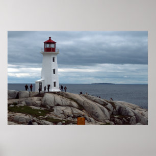 Farol da angra de Peggy, poster da foto de Nova