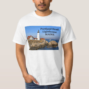 Farol da Cabeça de Portland, Maine T-Shirt