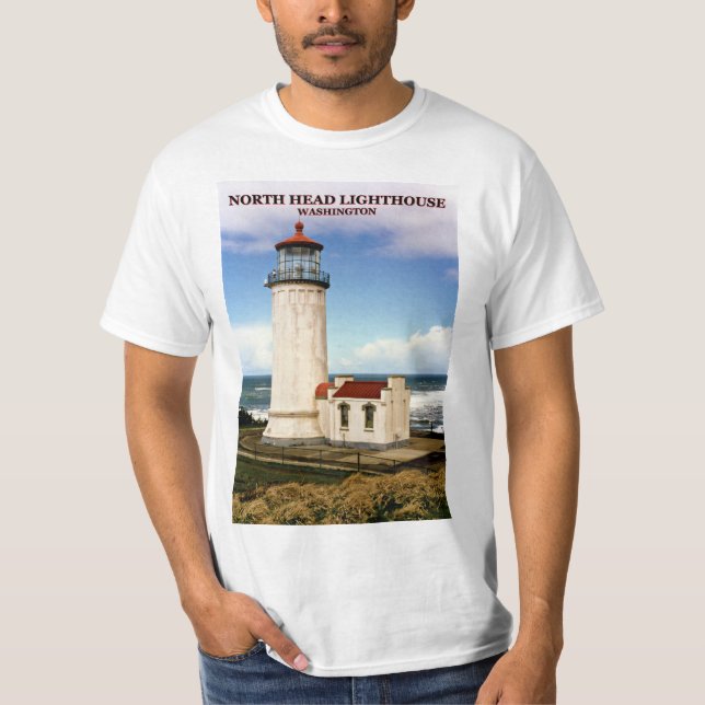 Farol da Cabeça Norte, Washington T-Shirt (Frente)