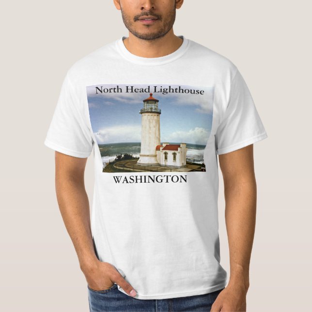 Farol da Cabeça Norte, Washington T-Shirt (Frente)
