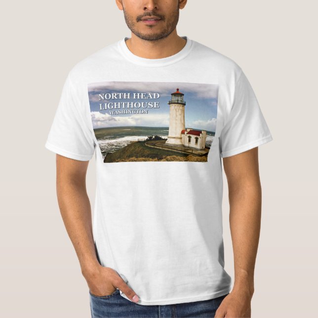 Farol da Cabeça Norte, Washington T-Shirt (Frente)