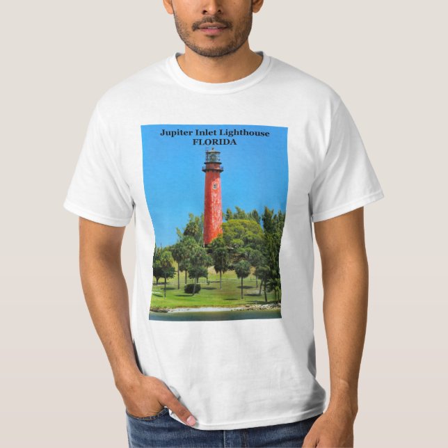 Farol da entrada de Jupiter, t-shirt de Florida (Frente)