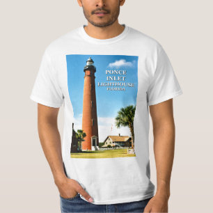 Farol da entrada de Ponce de Leon, t-shirt de