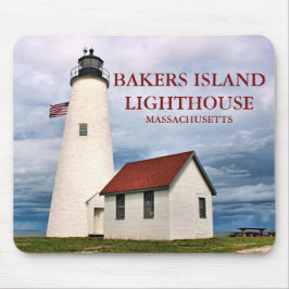 Farol da Ilha Bakers, Massachusetts Mousepad