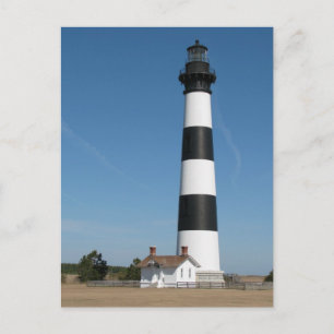 Farol da Ilha Bodie Outer Banks NC Cartão Postal