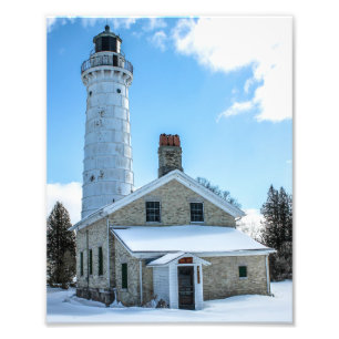 Farol da Ilha Cana na Impressão de fotografia de i
