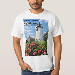 Farol da ilha da ameixa, t-shirt de Massachusetts
