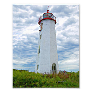 Farol da ilha de Faulkners, impressão da foto do