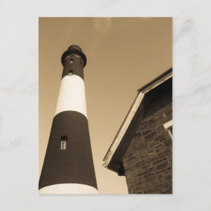 Farol da ilha de incêndio - Cartão postal