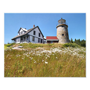 Farol da ilha de Whitehead, foto de Maine