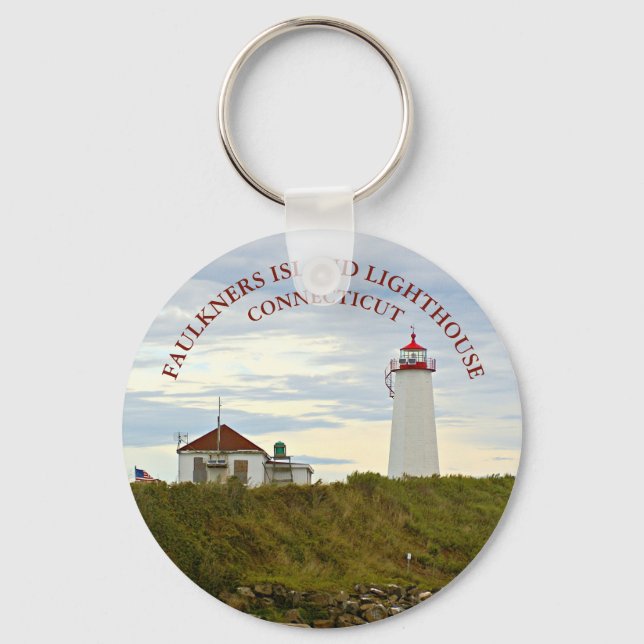Farol da Ilha Faulkners, Chaveiro de Connecticut (Frente)