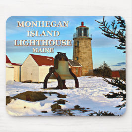 Farol da Ilha Monhegan, Maine Mousepad