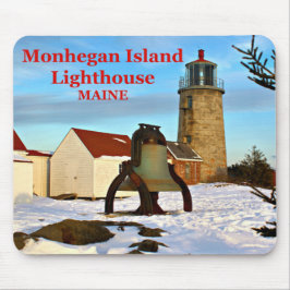 Farol da Ilha Monhegan, Maine Mousepad