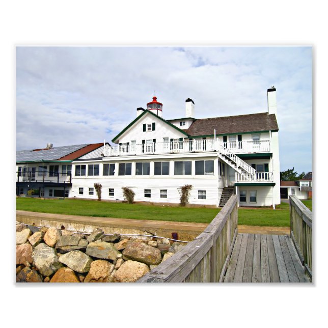 Farol de Bass River, Impressão de Foto de Massachu (Frente)