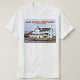 Farol de Bass River, Massachusetts T-Shirt