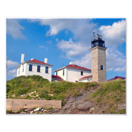 Farol de Beavertail, Impressão de Foto Rhode Islan