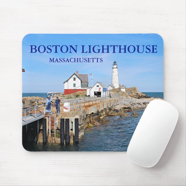 Farol de Boston, Massachusetts Mousepad (Com mouse)