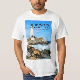 Farol de Boston, Massachusetts T-Shirt