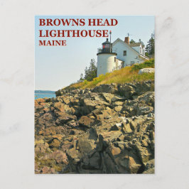 Farol de Browns Head, Maine Cartão Postal