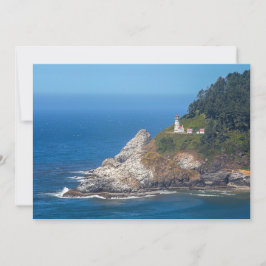Farol de Cabeça Heceta | Costa do Oregon | Cartão
