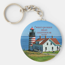 Farol de Cabeça Quoddy Ocidental, Chaveiro Maine R