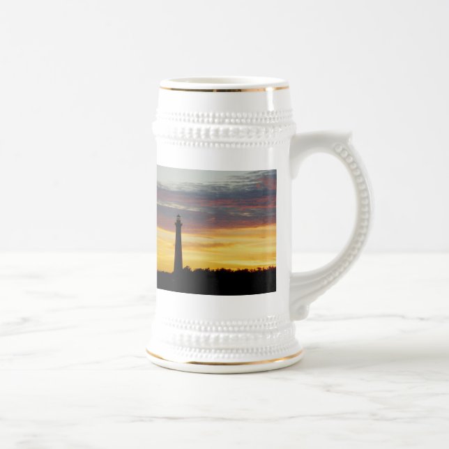 Farol de Cape Hatteras na Caneca de cerveja Sunset (Direita)