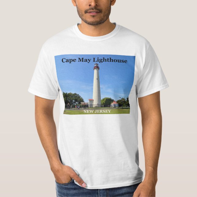 Farol de Cape May, t-shirt de New-jersey (Frente)