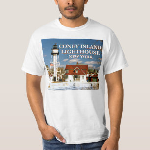Farol de Coney Island, t-shirt de New York