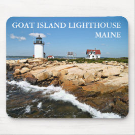 Farol de Goat Island, Maine Mousepad