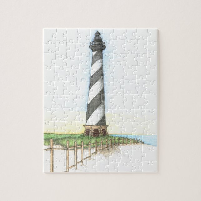 farol de Hatteras quebra-cabeça (Vertical)