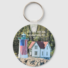 Farol de Little River, chaveiro do Maine