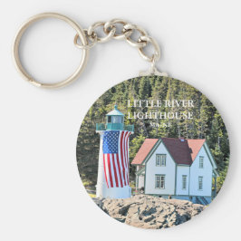 Farol de Little River, chaveiro do Maine