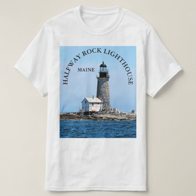 Farol de Maine T-Shirt (Frente do Design)