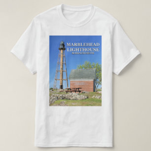 Farol de Marblehead, t-shirt de Massachusetts