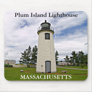 Farol de Plum Island, Massachusetts Mousepad